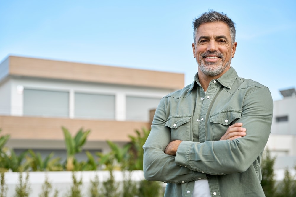 smiling in cloverdale after cosmetic dentistry